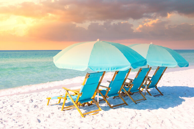 Beach chairs