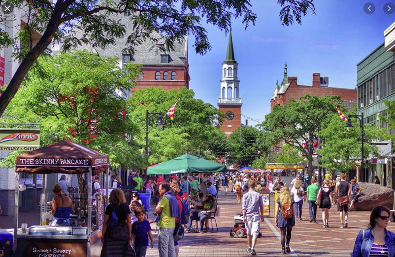 Burlington Vermont Walking Around