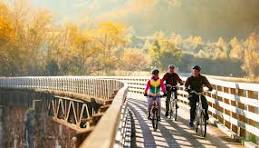 Photo of the nearby, well-known Virginia Creeper Trail.